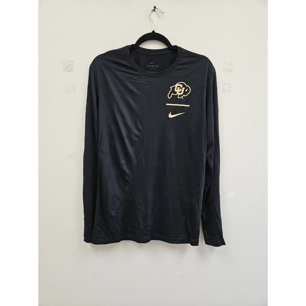 Colorado Buffaloes Long Shirt Nike Dri Fit Size Large Runs Small